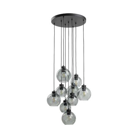 Lampa wisząca CUBUS GRAPHITE 9 KOŁO (10208) - TK Lighting