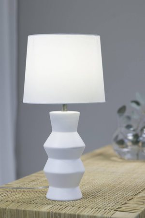 Lampa Stołowa SIENNA 1L White/White   (108448) - Markslojd