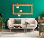 Lampa Wisząca Ravena (PND-2324-3A BRO+AMB) - Italux