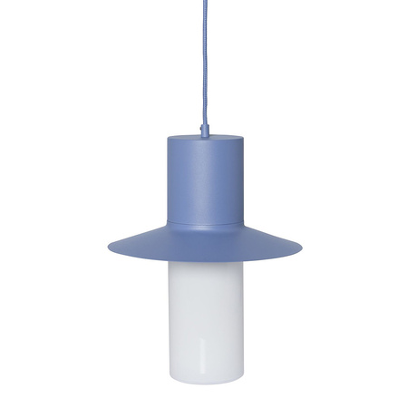 CAPONIO A niebieska sufitowa lampa wisząca (CPA199P0) - Ummo