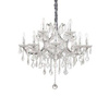 Lampa wisząca Napoleon kol. chrom (167251) Ideal Lux - żyrandol