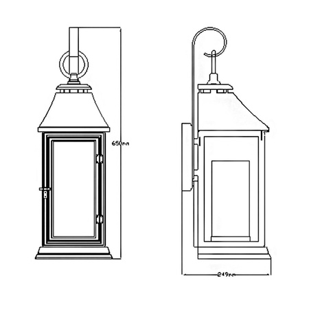 Kinkiet zewnętrzny Shepherd (FE-SHEPHERD-2L) - Elstead Lighting