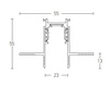 TRIMLESS CURVED TRACK D:900 MM BLACK (22098 Zambelis) - Zambelis