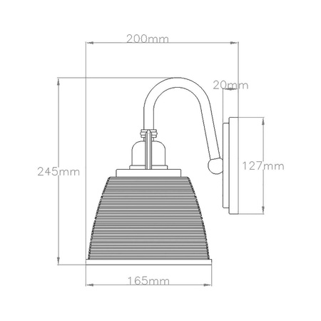 Kinkiet Dublin (QZ-DUBLIN1-PC) - Elstead Lighting