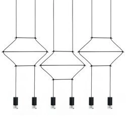 Lampa wisząca FLUSSO LINE 6 (JD0032-6P) - King Home