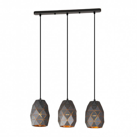 Lampa wisząca Harley (MDM-3480/3 GR+GD) - Italux
