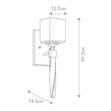 Kinkiet Marette (KL-MARETTE1-PC) - Elstead Lighting