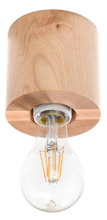 Plafon SALGADO naturalne drewno (SL.0672) - Sollux