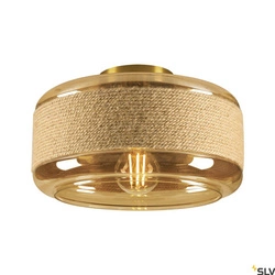 Plafon PANTILO ROPE 27, oprawa ścienna i sufitowa natynkowa  złota (1007591) - SLV