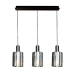 Potrójna lampa wisząca Arcadia Black 3xE27 (ML1819) - Milagro