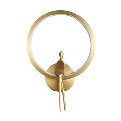 Lampa ścienna AMICI RING LED złota 27 cm (ST-B3607 gold) - Step into Design