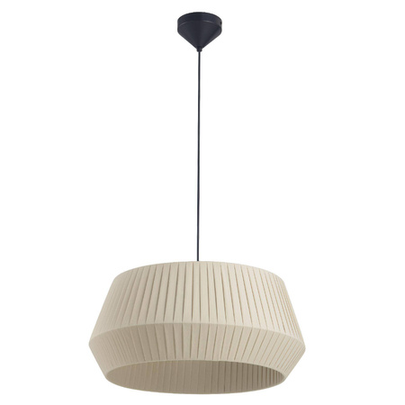 Lampa wisząca z bawełnianym abażurem DICTE Nordlux E27 60W Tekstylia Beżowy