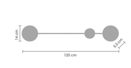 Kinkiet Clex 2 Kol. Czarny 3000K (MW1133-86) - Step into Design