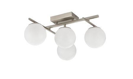 NEBULA LAMPA SUFITOWA NIKIEL/NICKEL (MS223141-SN) - Zuma Line