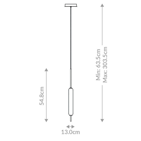 Lampa wisząca Cumberland - 1 źródło światła - Matowa czerń (QN-CUMBERLAND-1P-BK) - Quintiesse