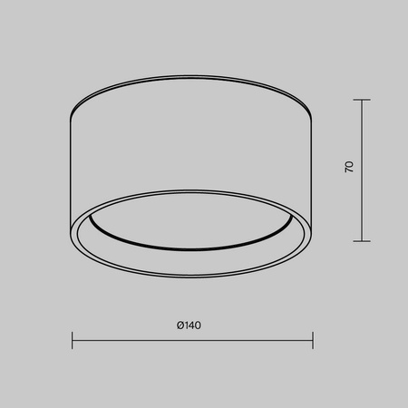 Lampa sufitowa Vega (C089CL-15W3K-B) - Maytoni