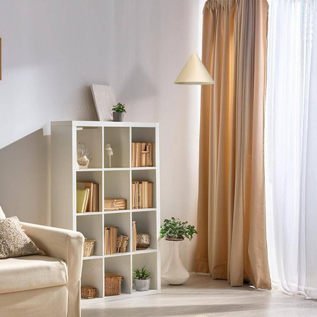 Lampa wisząca CAPITAL kremowa Ø32cm (MLP1560) - Milagro