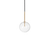 Lampa wisząca EQUINOXE średnica 15 Mosiądz (EQUINOXE_SP1_D15_OTTONE) - Ideal Lux