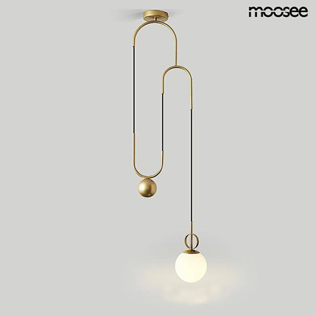 MOOSEE lampa wisząca LIFT złota (MSE010100310) - Moosee
