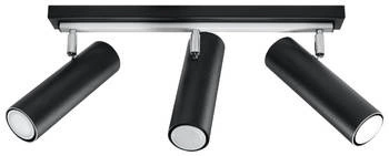 Plafon DIREZIONE 3 czarny (SL.0501) - Sollux