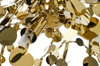 Lampa wisząca MONETE SINGLE złota - metal (JD8653-1.GOLD) - King Home