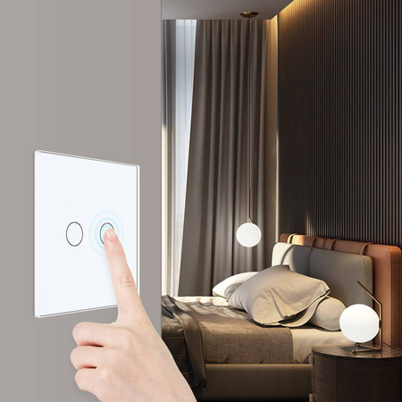 Włącznik dotykowy LIVOLO podwójny EC Wi-Fi czarny (VL-C702EC-62) LIVOLO