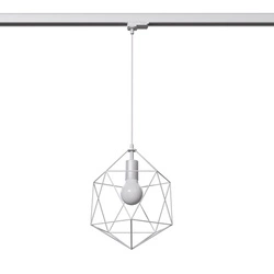 Lampa wisząca na szynie GASPARE biała E27 (MYL.00358) - Make Your Light