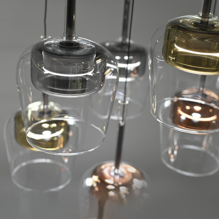 Lampa na pilota i aplikację, z płynną regulacją wysokości Q-KON MULTIKOLOR (2744-70) - Paul Neuhaus