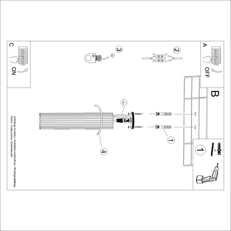 Lampa sufitowa  KARBON 30 taupe (SL.1778) - Sollux Lighting
