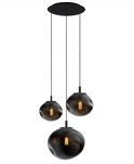 Lampa wisząca AVIA BLACK KOŁO 3 kolor Czarny (11158308) - KASPA