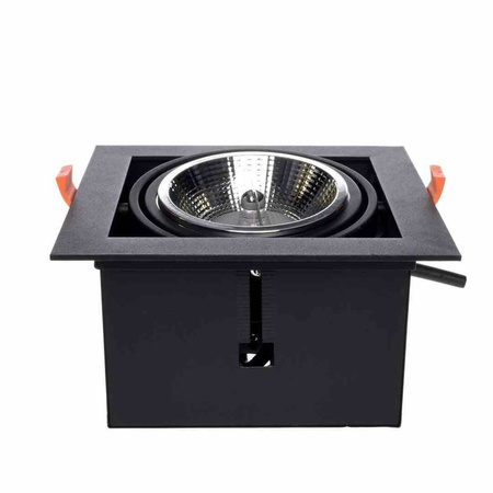 Oprawa Podtynkowa Plaza 1xGU10 AR111 Czarna (ML4740) - Milagro