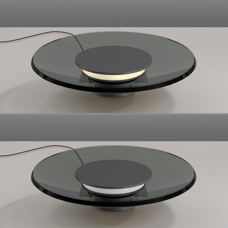 PURE MOON LAMPA STOŁOWA SZARA (4594-15) - Paul Neuhaus