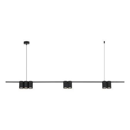 Lampa wisząca (listwa) GENESIS BLACK 7xGU10 (ML0370) - Milagro