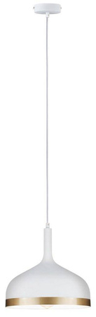 Neordic Embla Lampa wisząca max. 1x20W E27 230V Biały/Złoty Metal (PL79628) - PAULMANN