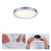 Plafoniera VariFit AREO LED 6.5W 550lm 3000K okrągla 118mm IP44 230V chrom matowy / tworzywo sztuczne (PL93033) - PAULMANN