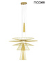 MOOSEE lampa wisząca SESTO złota (MSE010100336) - Moosee