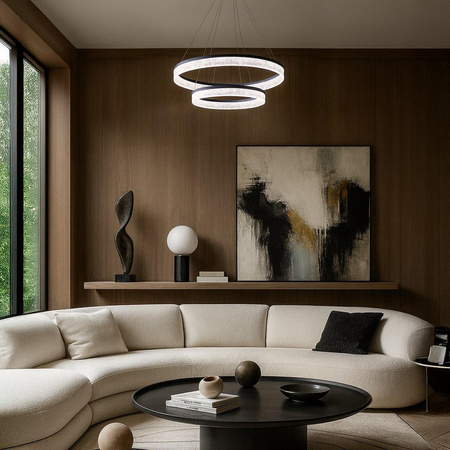 Lampa wisząca GALA SILVER 54W LED (ML2243) - Milagro