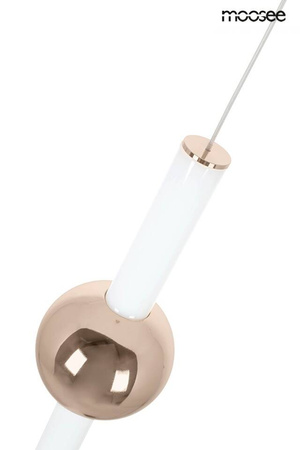 MOOSEE lampa wisząca LIBRA 60 IN  biała / złota (MSE010100220) - Moosee