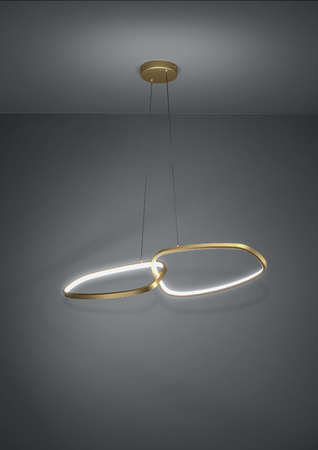 Lampa wisząca LODOSA mosiądz (390205) - EGLO