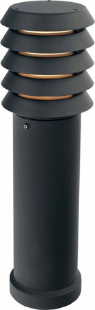 Słupek ALTA 293 BLACK E27 LED 9W 49CM Norlys