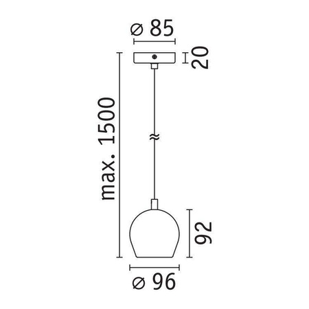 Biała lampa wisząca nad wyspą w kuchni  (PL76993) - PAULMANN