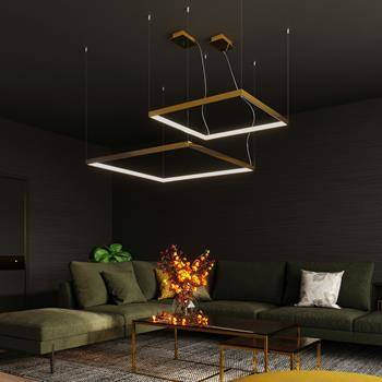 Lampa wisząca TUULA L złoty LED 3000K (TH.167) - Thoro Lighting