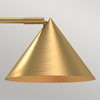 Lampa stołowa Remyck - 1 źródło światła - Szczotkowane złoto (ALM-REMYCK-TL-GD) - Elstead Lighting