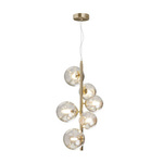 Lampa wisząca Dallas złota (MOD545PL-06G) - Maytoni