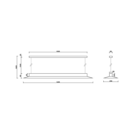 YOTTSU B melonowa sufitowa lampa wisząca (YOB653P02) - Ummo
