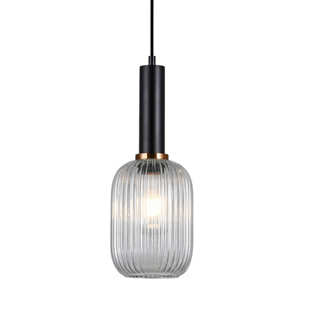 Lampa Wisząca Antiola (PND-5588-1M-BK+CL) - Italux