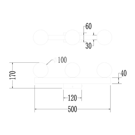 Kinkiet Magnet 9W+3xG9 3000/4000K Czarny (ML1140) - Milagro