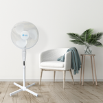 WENTYLATOR STOJĄCY EKO-LIGHT 16'' BIAŁY (EKW463) - Eko-Light