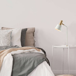 TABLE LAMP E14 MAX 25W IRON  WHITE -GOLD  ON OFF SWITCH (20221 Zambelis) - Zambelis