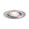Oprawa wbudowana NovaPico Plus Coin Easy ściemniana ruchoma 1x3W 2700K 230V Żelazo Szczotkowane/Aluminium (PL92972) - PAULMANN